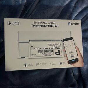Compact White Label Thermal Printer - New